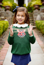 Load image into Gallery viewer, Isaac's Intarsia Sweater - Grier Green w/ Fox

