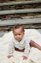 Load image into Gallery viewer, Brentley Bubble - Henry Clay Houndstooth (Edisto Egg Blue) - Long Sleeve
