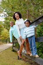 Load image into Gallery viewer, Isaac's Sweater - Old Greenwich Green Stripe
