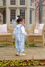 Load image into Gallery viewer, Violet's Vintage Overalls - Bridge Club Hustle Houndstooth (Edisto Egg Blue) - Woven

