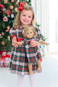 Dolly Holly Day Dress - Aiken Place Plaid - Broadcloth