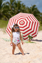 Load image into Gallery viewer, Sally Sunsuit - Berry Sweet w/ Worth Ave White
