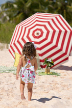Load image into Gallery viewer, Sally Sunsuit - Berry Sweet w/ Worth Ave White
