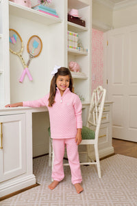 Gates Sweeney Sweatpant - Sandpearl Pink - Quilted