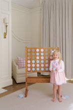 Load image into Gallery viewer, Cindy Lou Sash Dress - Palm Beach Pink w/ Palisades Purple Gingham - Sleeveless - Corduroy
