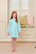 Load image into Gallery viewer, Lizzie's Luxe Leisure Dress - Edisto Egg Blue - Long Sleeve
