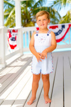 Load image into Gallery viewer, Shadwell Shortall - Buckhead Blue w/ Pierce Mill Plaid Seersucker - Flag
