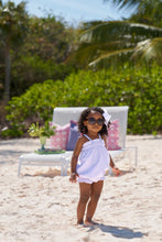 Load image into Gallery viewer, Rosey Romper - Lauderdale Lavender Gingham - Smocked - Woven
