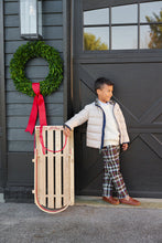 Load image into Gallery viewer, Cooper Coat - Keeneland Khaki w/ Nantucket Navy &amp; Grant Park Plaid
