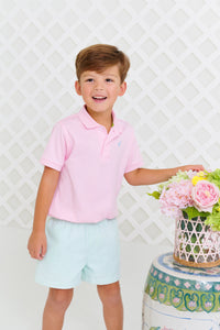 Sheffield Shorts - Grace Bay Green Seersucker