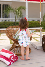 Load image into Gallery viewer, Branham Bubble - Biltmore Blooms w/ Richmond Red - Eyelet - Pima
