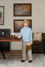 Load image into Gallery viewer, Prepletic® Hayword Half-Zip - Barrington Blue w/ Osprey Oatmeal

