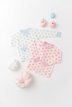 Load image into Gallery viewer, Cassidy Comfy Crewneck - Vintage-Prep Pumpkin Pails - Buckhead Blue
