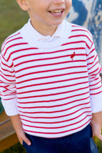 Load image into Gallery viewer, Isaac's Sweater - Richmond Red Stripe
