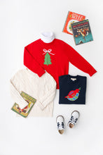 Load image into Gallery viewer, Isabelle's Intarsia Sweater - Richmond Red w/ Christmas Tree
