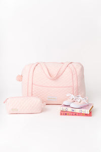 Trip Toiletry Kit - Sandpearl Pink - Quilted