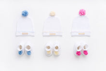 Load image into Gallery viewer, Bryer Bootie - Worth Ave White - with Pearl, Blue, or Pink Options
