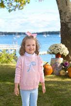 Load image into Gallery viewer, Isabelle&#39;s Intarsia Sweater - Palm Beach Pink w/ Bow Intarsia
