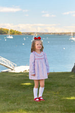 Load image into Gallery viewer, Ramona Ruffle Dress - Old Town Tattersall w/ Red - Long Sleeve - Woven
