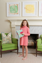 Load image into Gallery viewer, Tatum's Turtleneck Dress - Parrot Cay Coral
