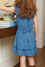 Load image into Gallery viewer, Mary Price Party Dress - Barnsley Blue Dot
