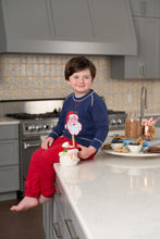 Load image into Gallery viewer, Cassidy Comfy Crewneck - Nantucket Navy w/ Santa

