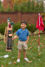 Load image into Gallery viewer, Prim &amp; Proper Polo - Wood Boat Blue w/ Richmond Red Stork
