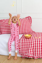 Load image into Gallery viewer, Sara Jane&#39;s Short Sleeve Set - Ladybug Line Up w/ Worth Ave White
