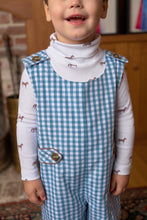 Load image into Gallery viewer, Lawson Longall - Barnsley Blue Gingham w/ Gray Bay Brown -  Woven
