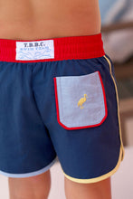 Load image into Gallery viewer, Tanner Trunks - Nantucket Navy w/ Red &amp; Beale Street Blue
