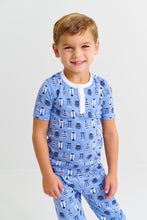 Load image into Gallery viewer, Sutton's Short Sleeve Set - Snug as a Bug w/ Worth Ave White

