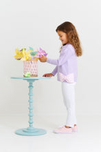 Load image into Gallery viewer, Cassidy Comfy Crewneck - Lauderdale Lavender w/ Palm Beach Pink Bow

