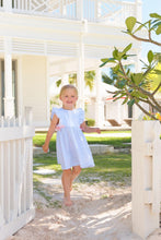 Load image into Gallery viewer, Pammy's Pinafore Dress - Breakers Blue Seersucker w/ Sandpearl Pink
