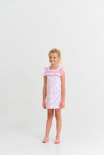 Load image into Gallery viewer, Darla Dress - French Country Floral w/ Hamptons Hot Pink
