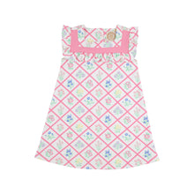 Load image into Gallery viewer, Darla Dress - French Country Floral w/ Hamptons Hot Pink
