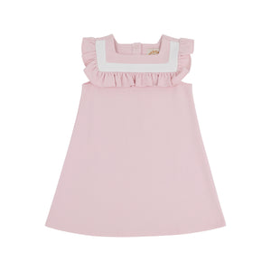 Darla Dress - Palm Beach Pink w/ Worth Ave White