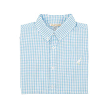 Load image into Gallery viewer, Dean&#39;s List Dress Shirt - Brookline Blue Windowpane
