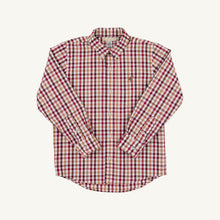 Load image into Gallery viewer, Dean's List Dress Shirt - Easton Pond Plaid w/ Gray Bay Brown

