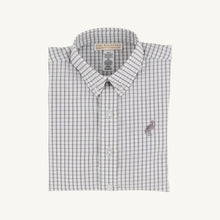 Load image into Gallery viewer, Dean&#39;s List Dress Shirt - Grantley Gray Windowpane
