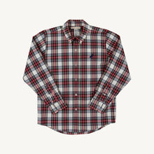 Load image into Gallery viewer, Dean's List Dress Shirt - Paris Pike Plaid w/ Nantucket Navy
