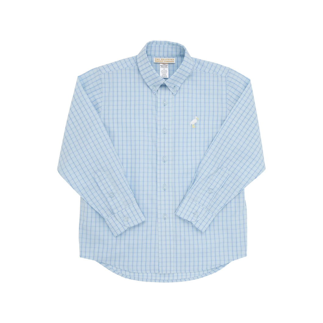Dean's List Dress Shirt - Get In Line w/ Multicolor Stork