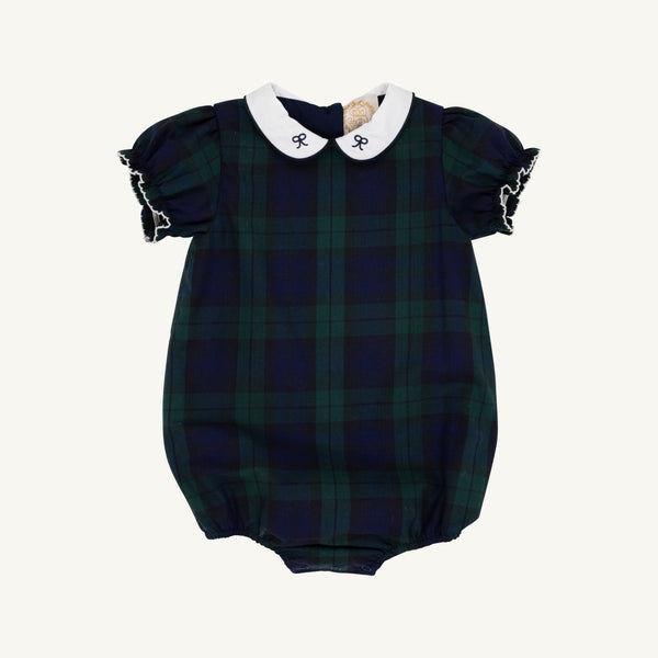 Bradford Romper - Richmond Red Stripe - Long Sleeve