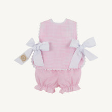 Load image into Gallery viewer, Talbott Tie Side - Pink Greenbrier Gingham w/ Worth Ave White - Woven
