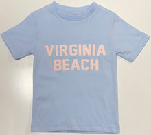 Load image into Gallery viewer, Sir Proper&#39;s City Hopper T-shirt - Virginia Beach - Beale Street Blue w/ Palm Beach Pink
