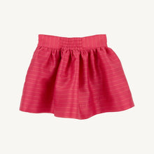 Load image into Gallery viewer, Grandccasion™ McPrimm Party Skirt - Raleigh Raspberry Metallic Stripe
