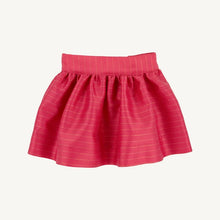 Load image into Gallery viewer, Grandccasion™ McPrimm Party Skirt - Raleigh Raspberry Metallic Stripe
