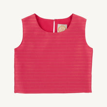 Load image into Gallery viewer, Grandccasion™ Tessa Top - Raleigh Raspberry Metallic Stripe
