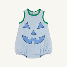 Load image into Gallery viewer, Happy Halloween Costume - Pumpkin - Beale St. Blue, Barbados Blue, Kiawah Kelly Green
