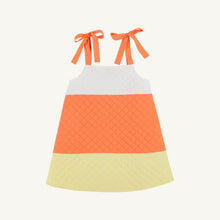 Load image into Gallery viewer, Happy Halloween Costume - Candy Corn - White, Lake Worth Yellow, &amp; Orange
