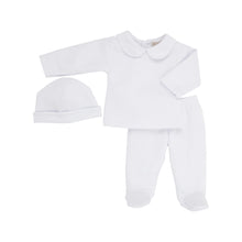 Load image into Gallery viewer, Harts Hold Me Set - Worth Ave White - Pima Jacquard
